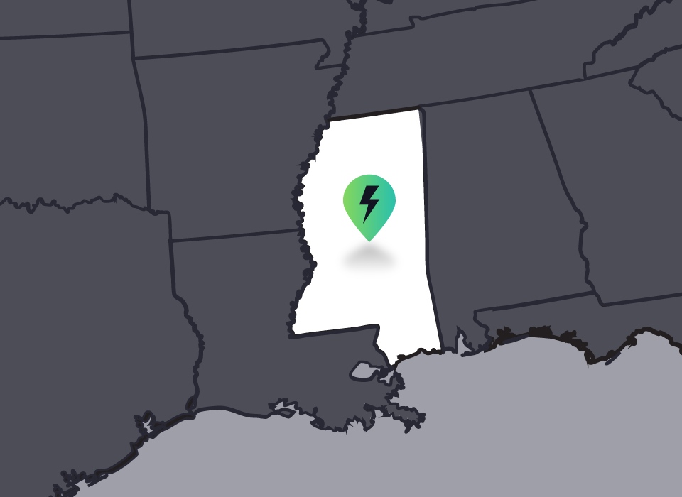 Hybrid battery placement in Mississippi